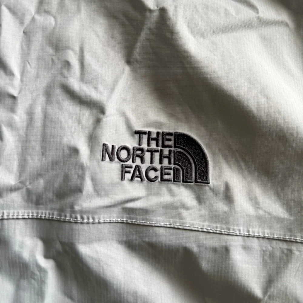 The North Face Light Gray Windbreaker Jacket